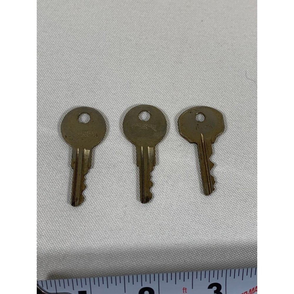 Vintage Professional Lock Keys USA Lot of 3